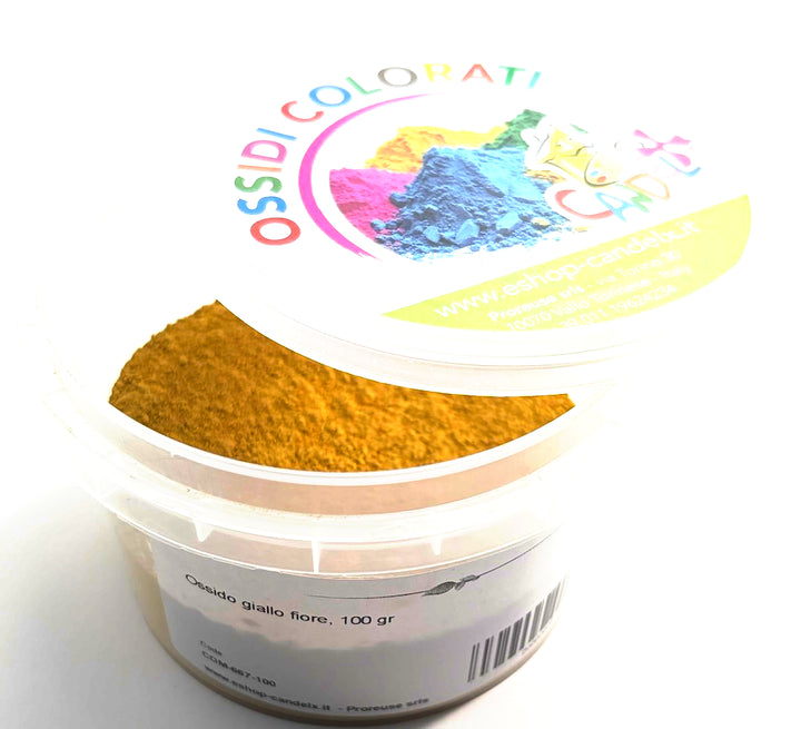 Ossido colorato giallo fiore
