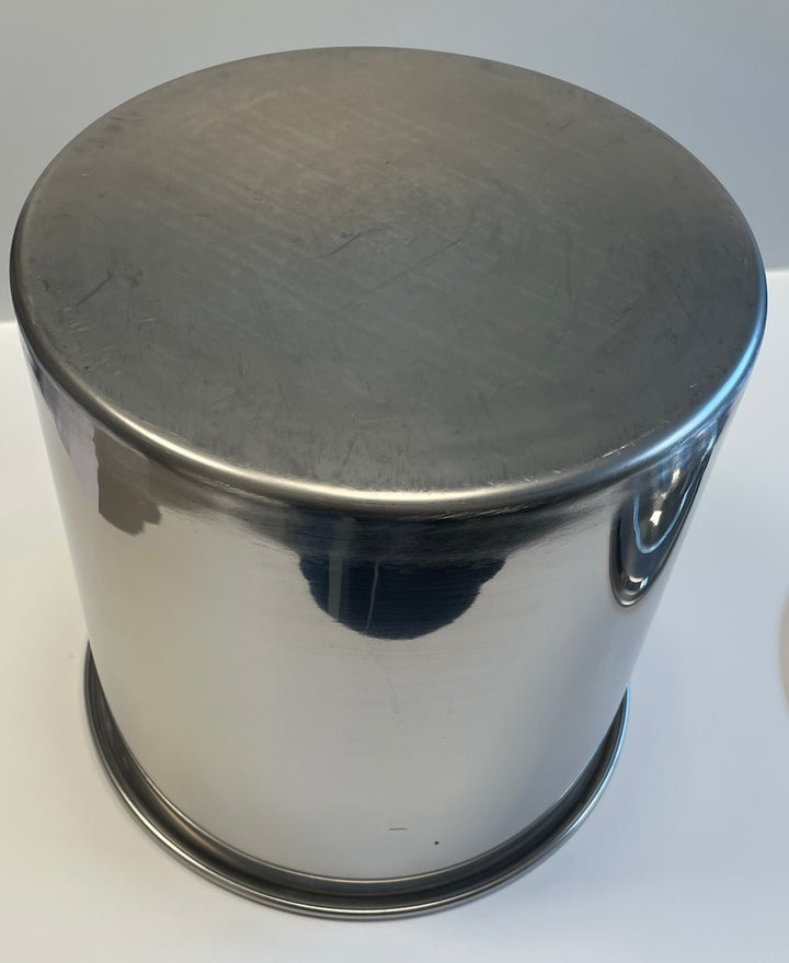 Pentola in acciaio senza manico, d. 24 - H 24 cm