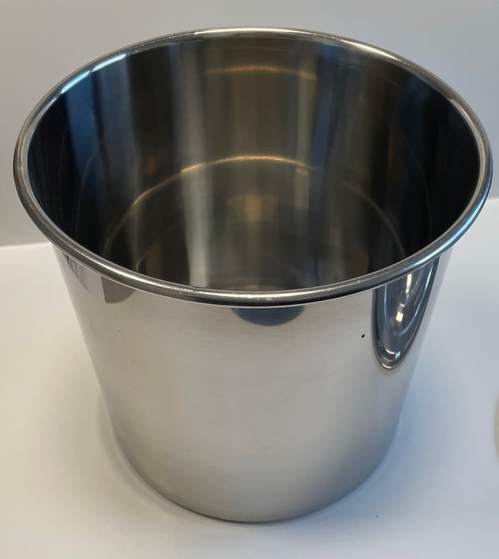 Pentola in acciaio senza manico, d. 24 - H 24 cm