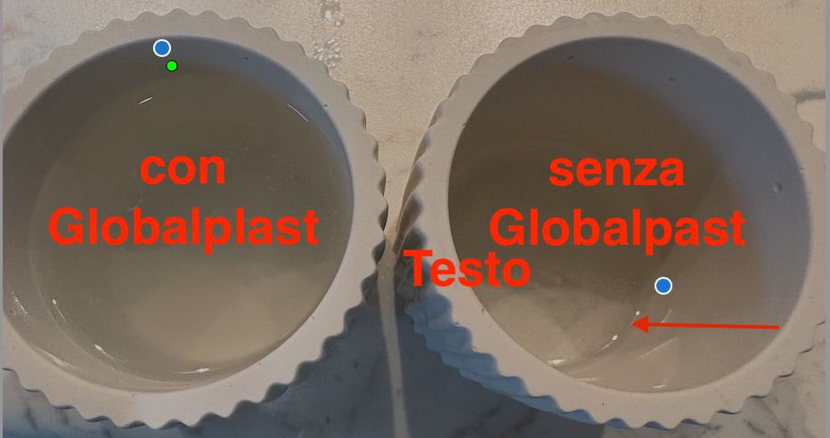 Resina acrilica indurente per gesso