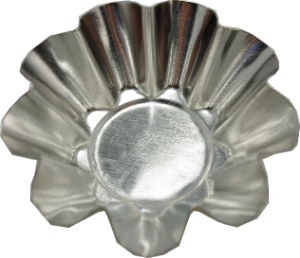 Stampi di acciaio per candele galleggianti, diam. 6,5 cm altezza 2,5 cm, confezione da 10 pz