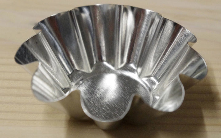 Stampi di acciaio per candele galleggianti, diam. 6,5 cm altezza 2,5 cm, confezione da 10 pz