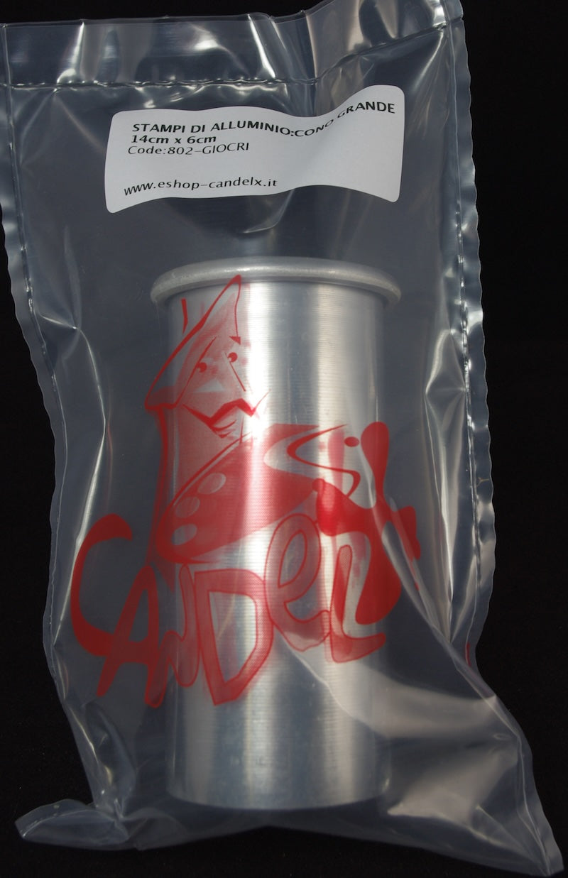 Stampi di alluminio: cilindro  (diam. 13,5 cm - alt. 6,0 cm) , conf . da 1 pz.