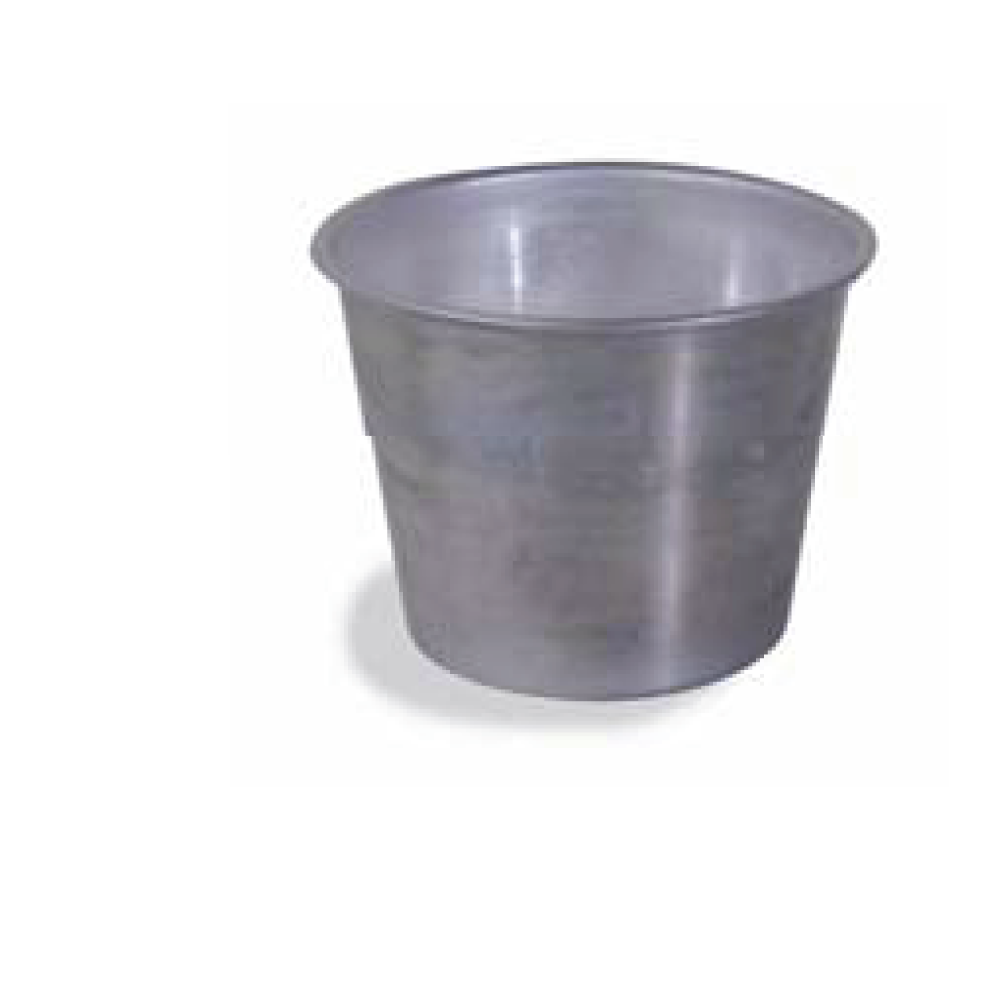 Stampi di alluminio: cono grande (diam. 10 cm - alt. 7,5 cm) , conf . da 5 pz.