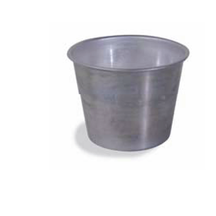 Stampi di alluminio: cono grande (diam. 10 cm - alt. 7,5 cm) , conf . da 5 pz.