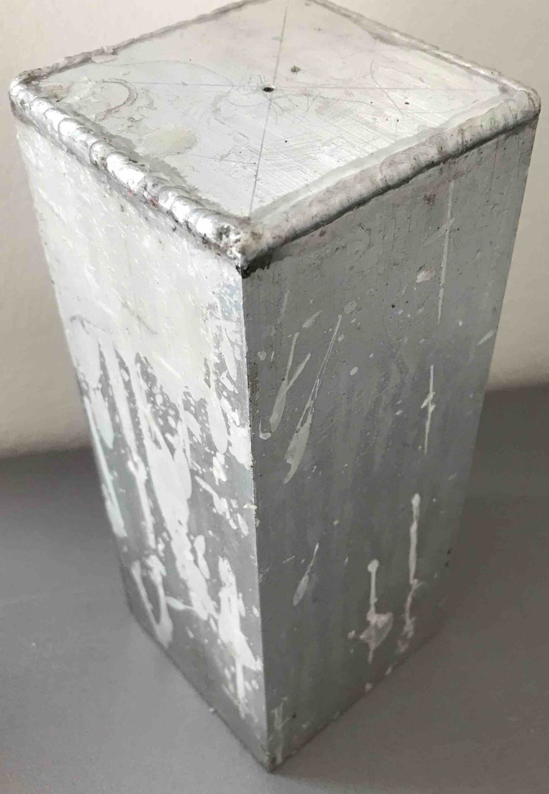 Stampi di alluminio quadrato  7 x 7 x H 18 cm