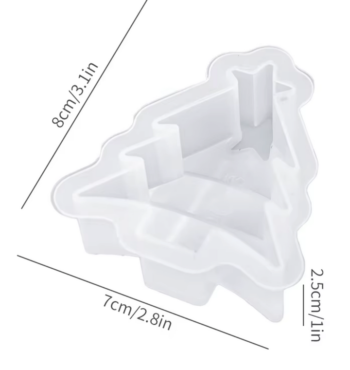 Stampo a forma albero di Natale senza palline decorative