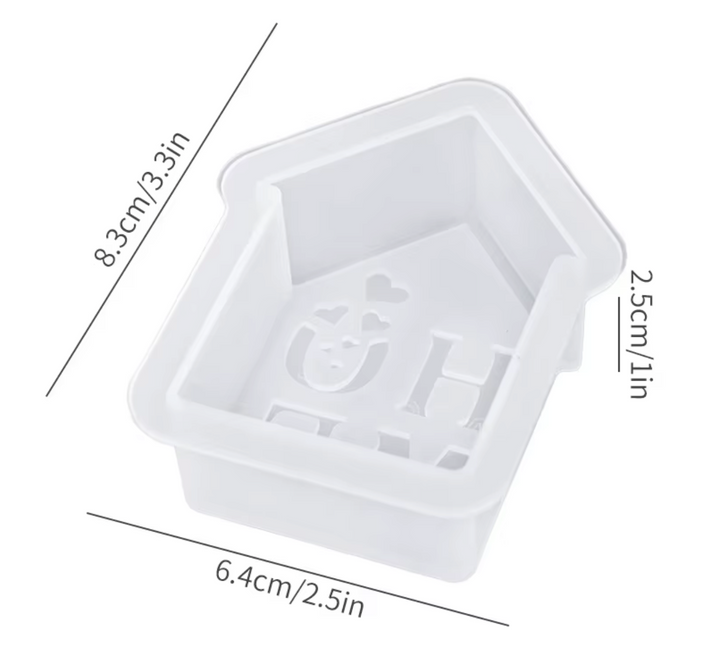 Stampo a forma di casa senza camino