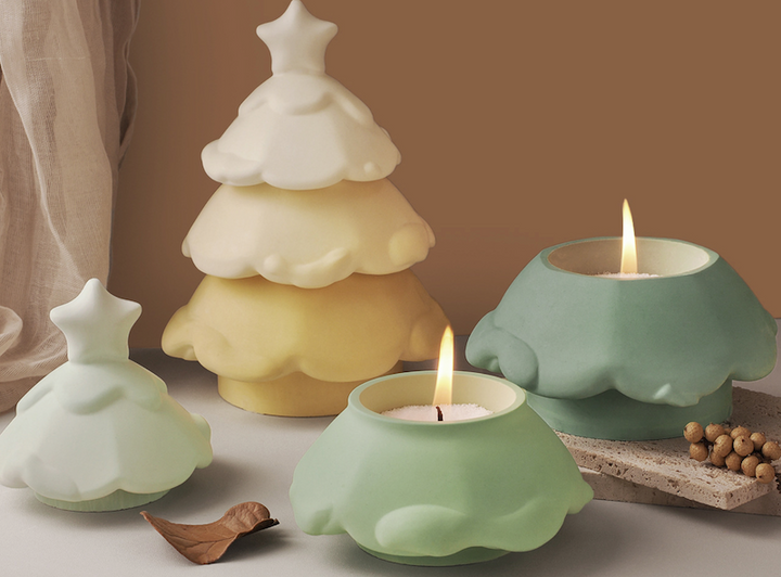 Stampo albero di Natale a tre pezzi