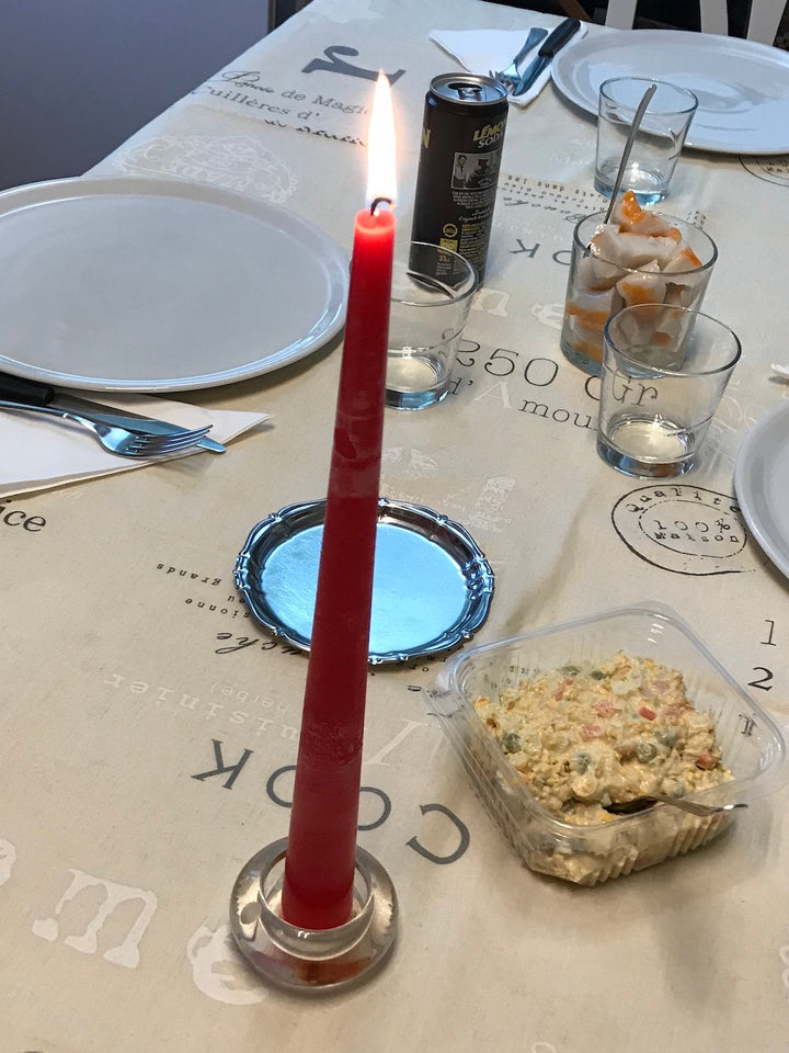 Stampo candele candelabro conico, b. 30 mm h 350 mm (policarbonato)