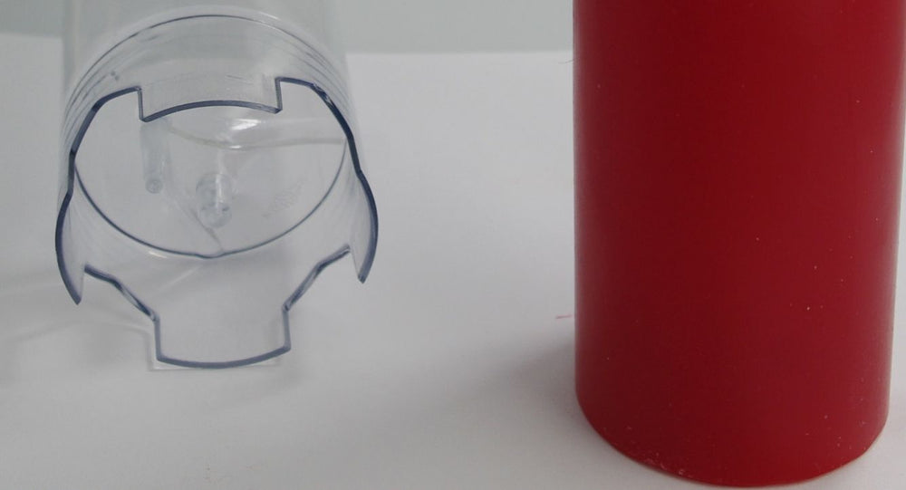 Stampo candele cilindriche 50 x  h 140 mm, in policarbonato