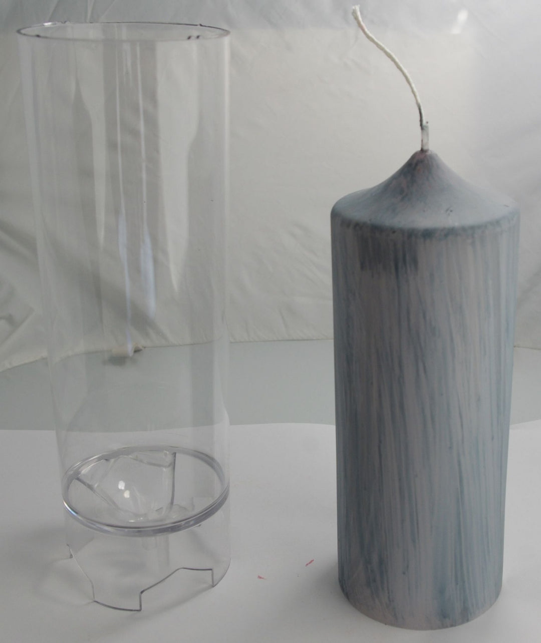 Stampo candele cilindriche 70 x 200 mm h , in policarbonato