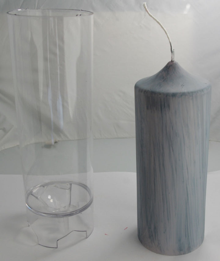 Stampo candele cilindriche 70 x 200 mm h , in policarbonato