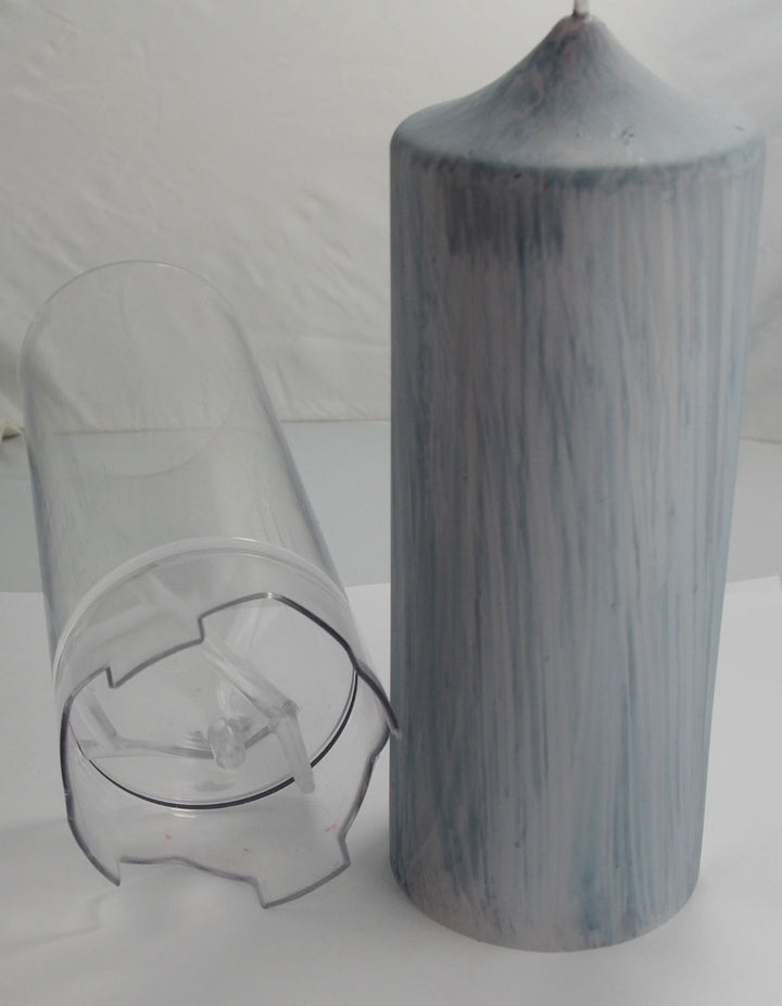 Stampo candele cilindriche 70 x 200 mm h , in policarbonato