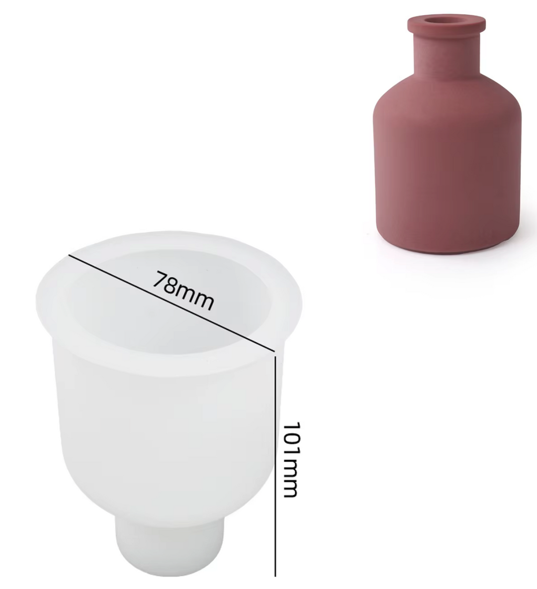 Stampo di bottiglia liscia