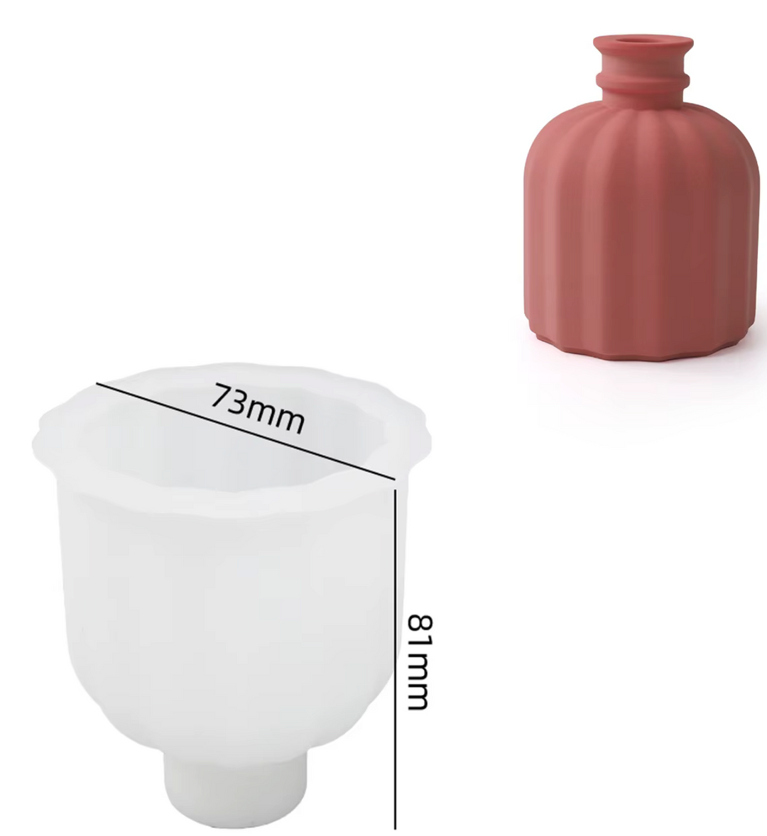 Stampo di bottiglia ondulata