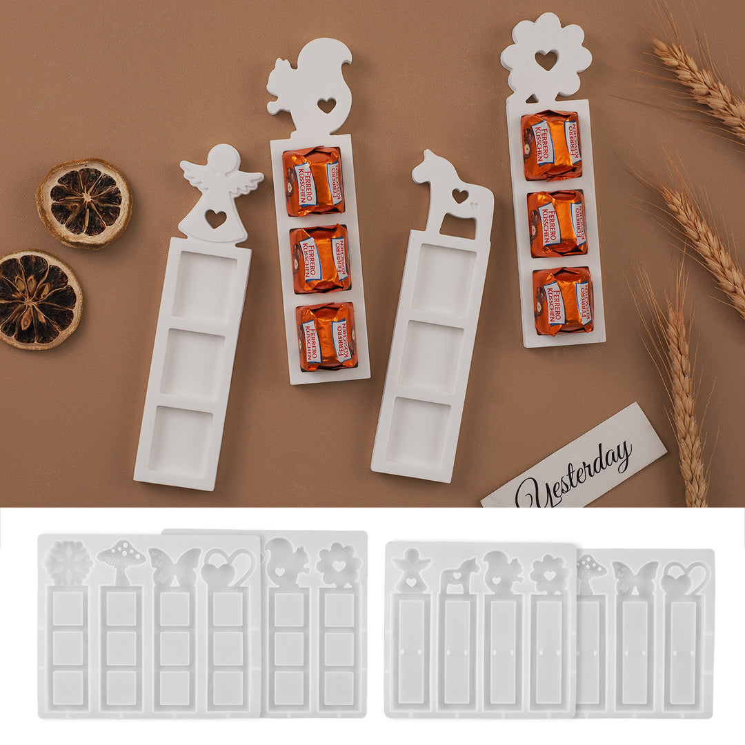 Stampo di silicone 4 forme ( 3 scomparti)