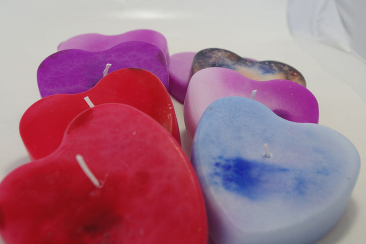 Stampo di silicone a forma di  cuore per candele