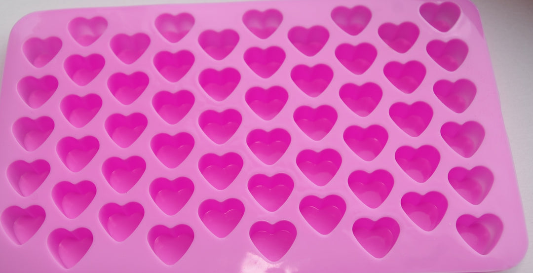 Stampo in silicone a forma di cuori piccoli , L. 18 h 11 cm