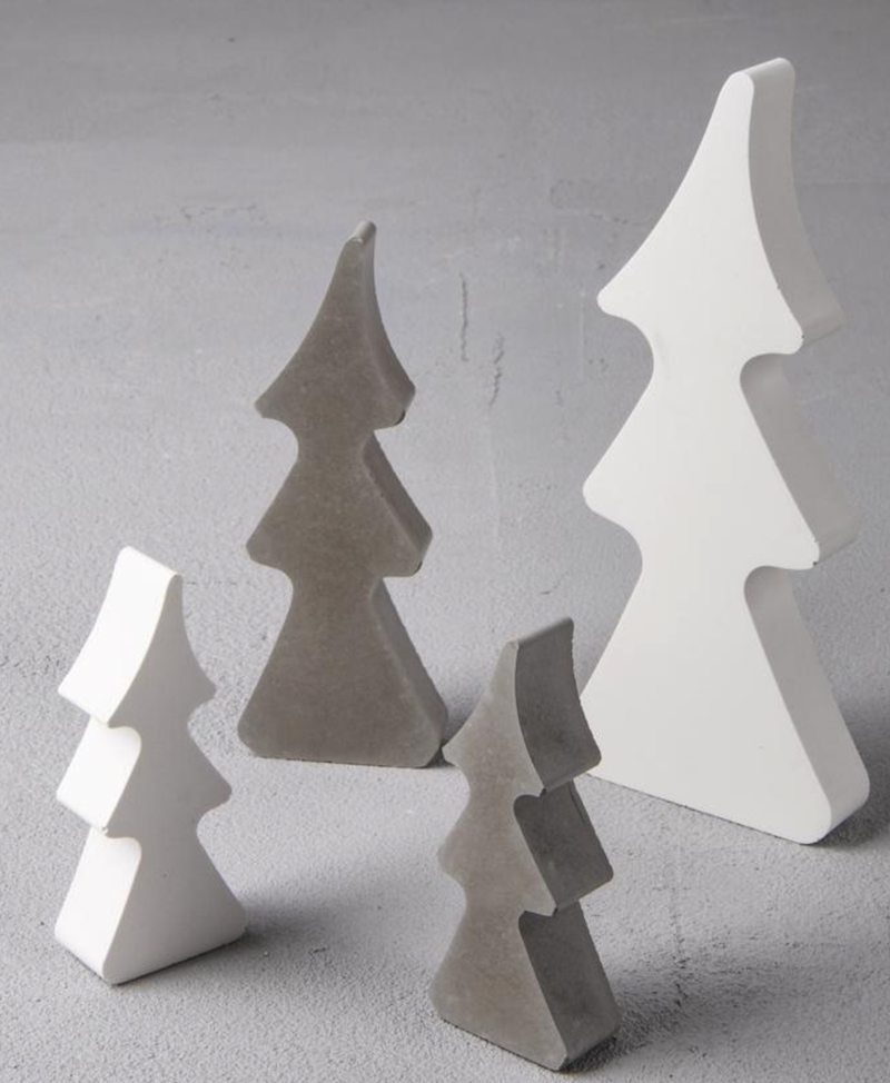 Stampo in silicone per alberelli di Natale e presepe – modello incluso nel kit presepe