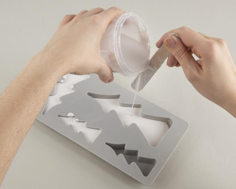 Stampo in silicone per alberi natalizi o per il presepe