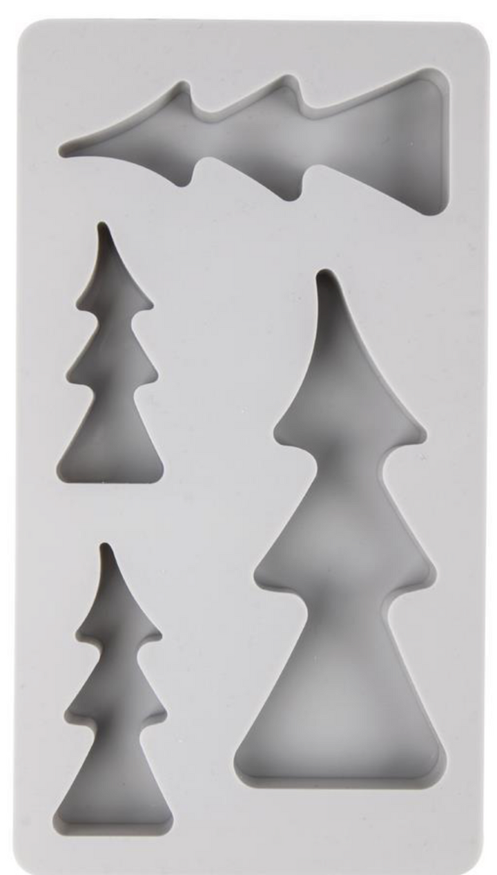 Stampo in silicone per alberi natalizi o per il presepe