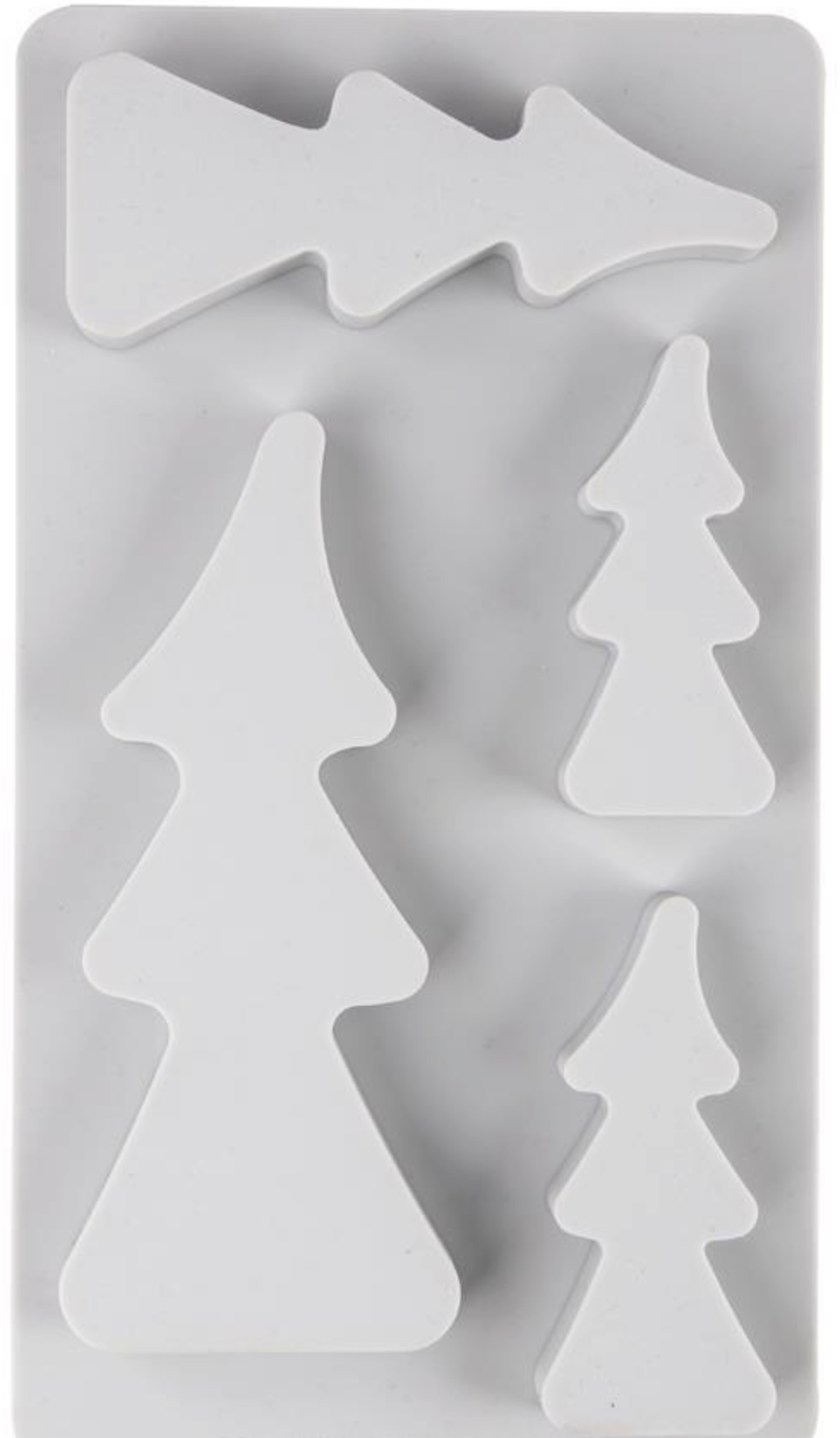Stampo in silicone per alberi natalizi o per il presepe