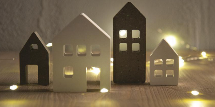 Stampo in silicone per casette illuminate e presepe – modello incluso nel kit presepe