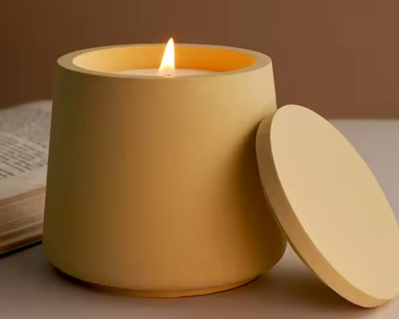 Stampo per barattolo trapezoidale con coperchio