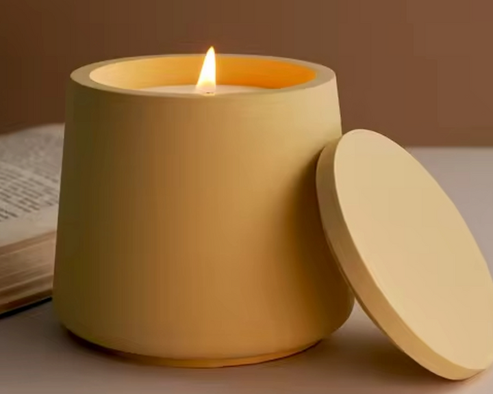 Stampo per barattolo trapezoidale con coperchio