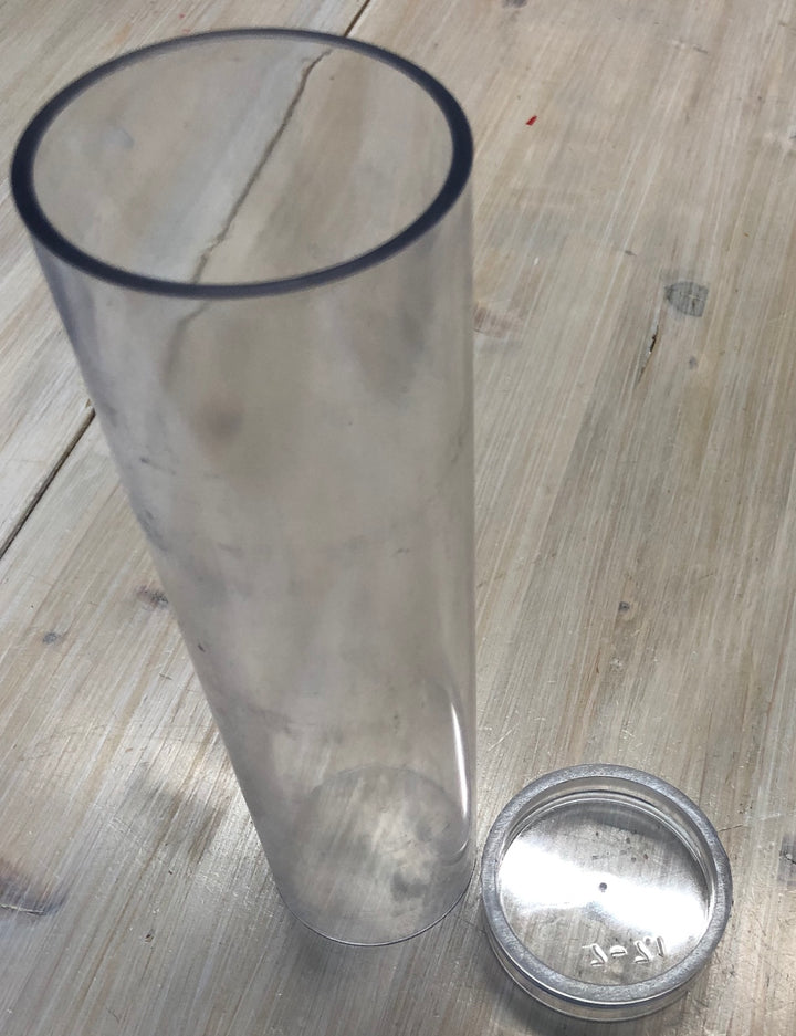 Stampo per candele cilindriche in policarbonato diametro 70 h 280 mm