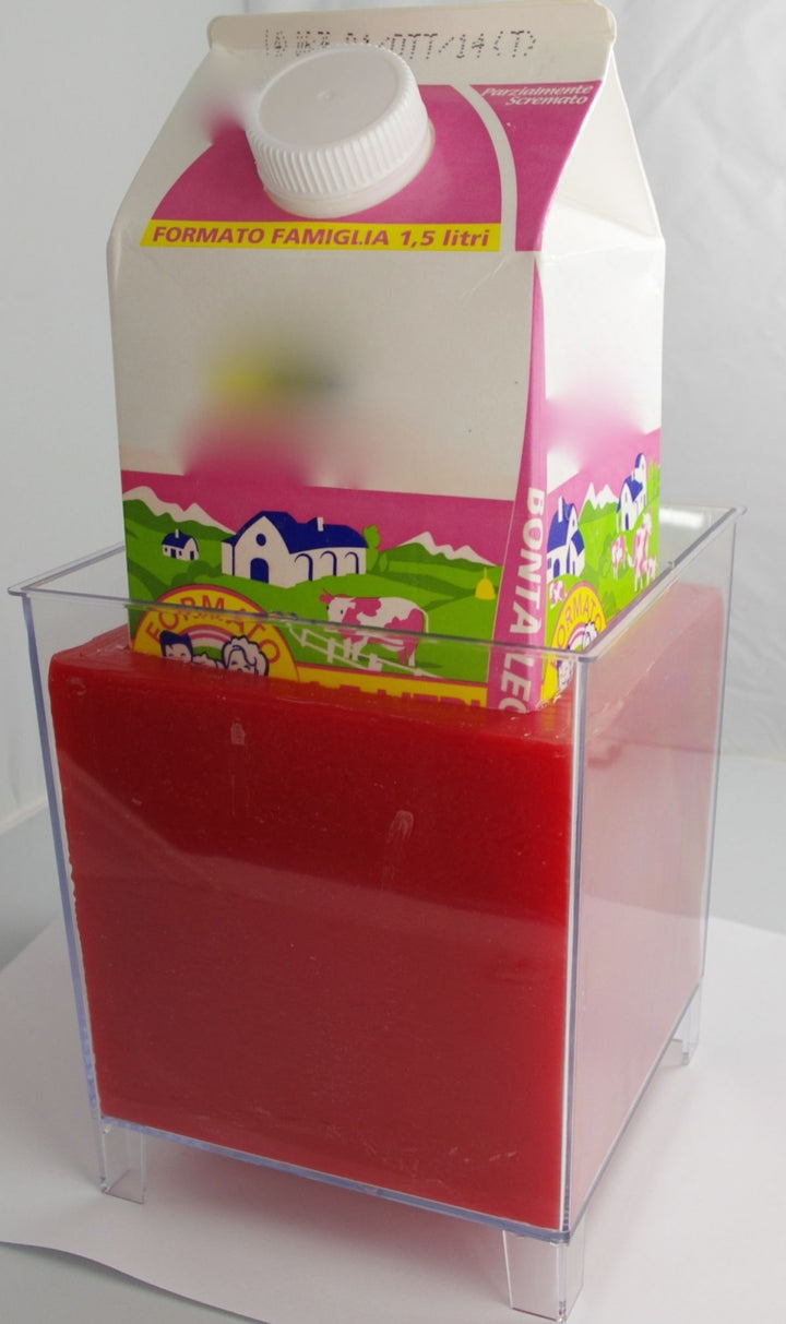 Stampo per lanterna in cera - Dimensione 122 x 122 h 135 mm,  in policarbonato