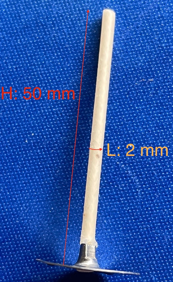 Stoppini cerati per candela diametro da 35-45 mm