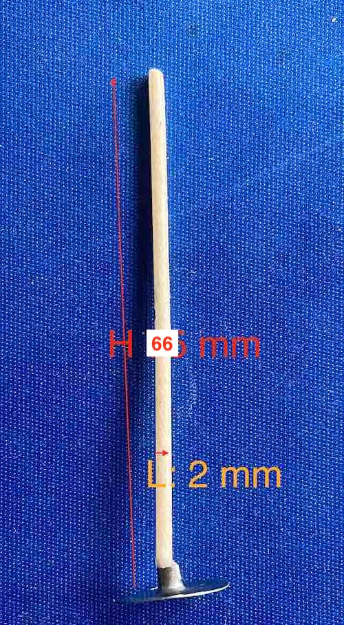 Stoppini cerati per candela diametro da 45-55 mm