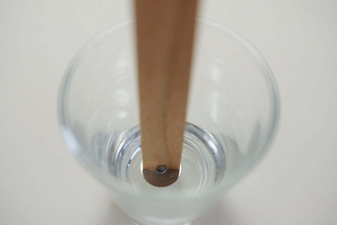 Stoppini di legno chiaro per candela in cera di palma, L  1,2 cm