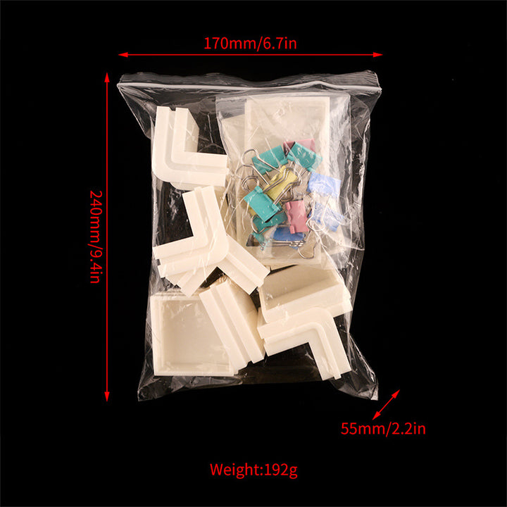 Telaio per stampi in silicone fai da te in plastica ABS bianca