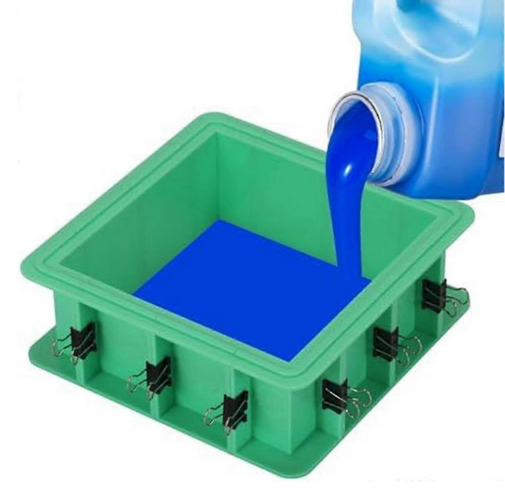 Telaio per stampi in silicone fai da te in plastica ABS bianca