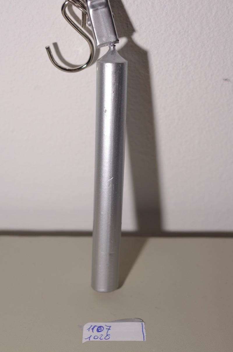 Vernice argento effetto seta lucido metallico per candele