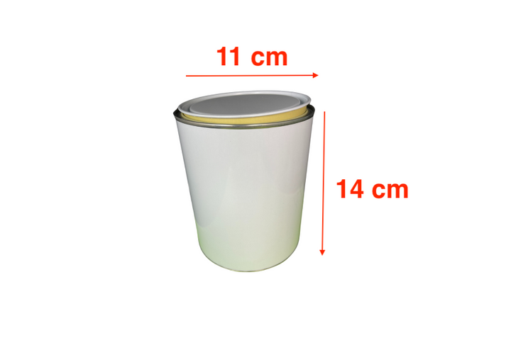 Vernice lucida trasparente a base solvente per candele