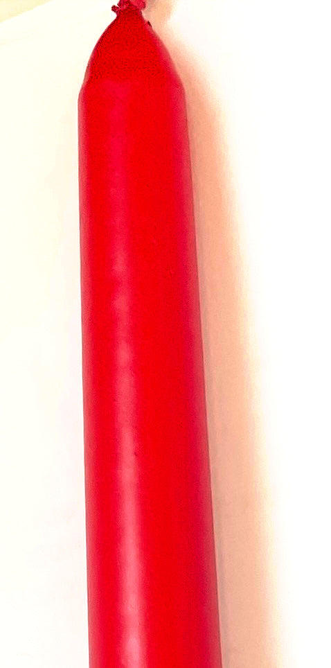 Vernice rossa opaca a base solvente per candele, 0,75 e  4 Kg