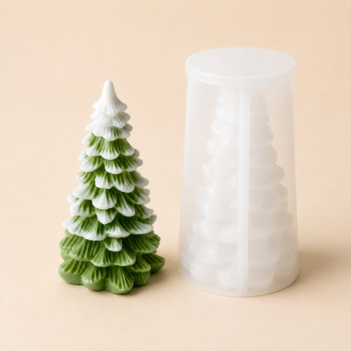 Molde de silicona de árbol de Navidad clásico