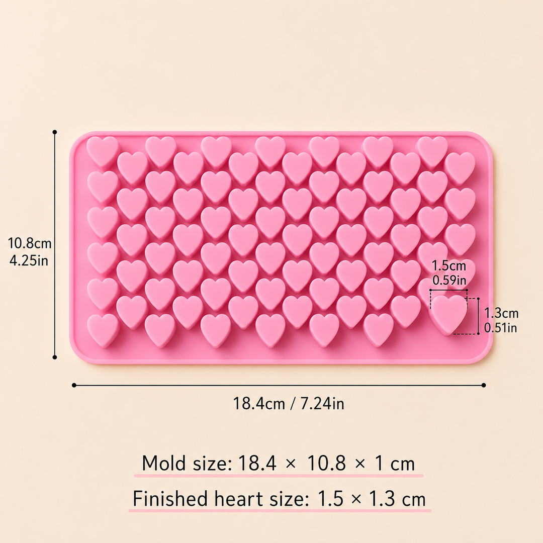 Stampo in Silicone Cuoricini