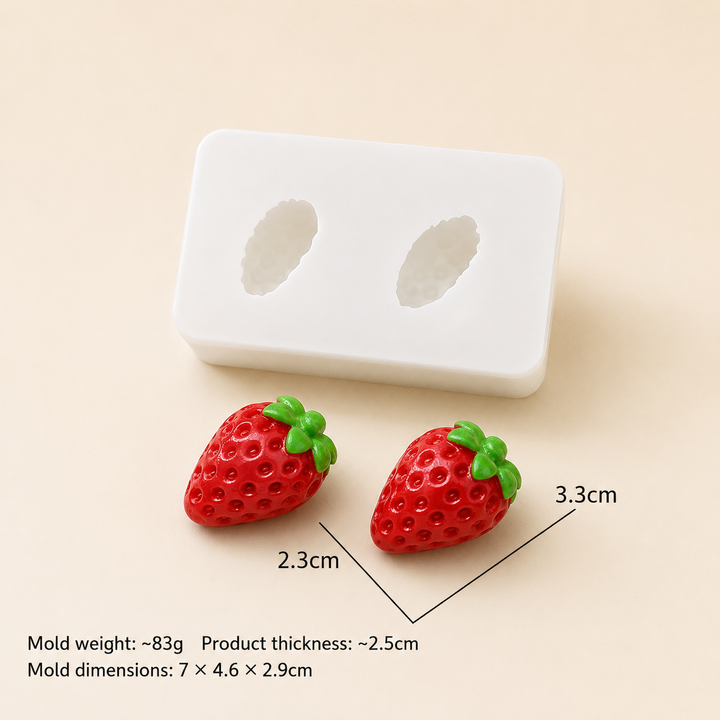 Strawberry Silicone Mold