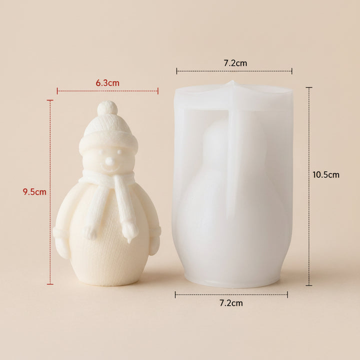 Silikonform Schneemann