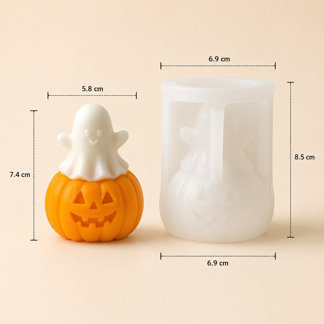 Molde de silicona Calabaza con Fantasma
